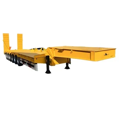 Trailer de equipos de cuello de cisne - 40 T Construcción de transporte