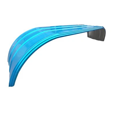 ¿Los guardabarros de aluminio para remolques vienen con una garantía de combinación de colores?